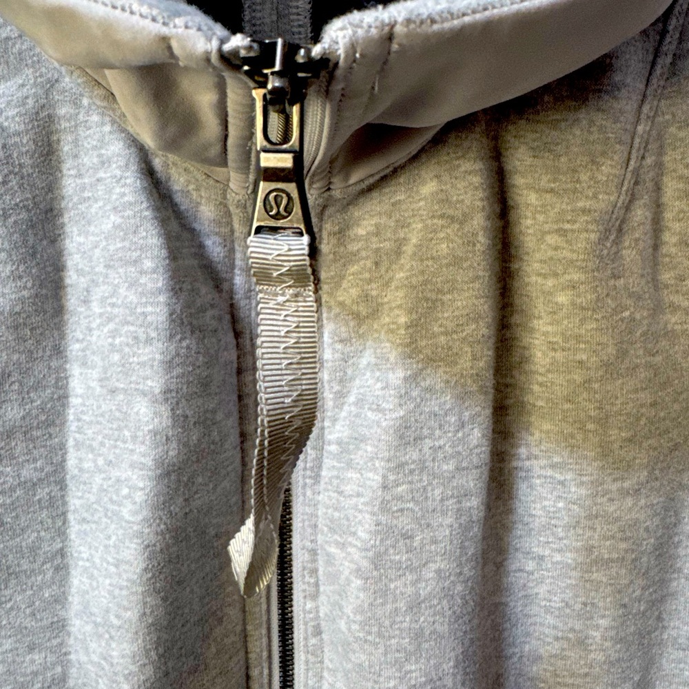 Lululemon Gray Zip-Up Hoodie